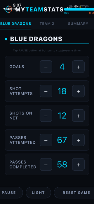 MyTeamStats Screenshot 1 of 7