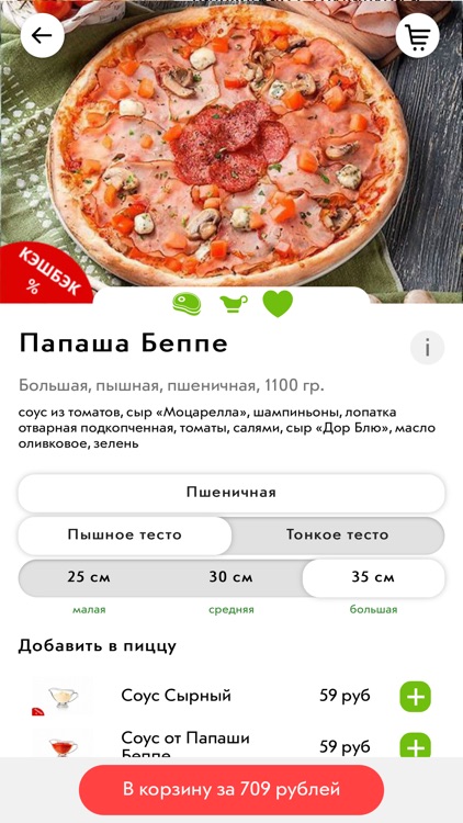 Папаша Беппе. Доставка пиццы.