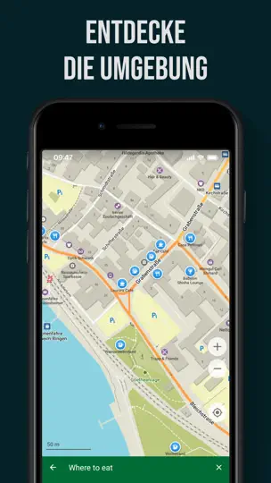 Screenshot von Organic Maps: Navi & Karten auf dem iPhone 4