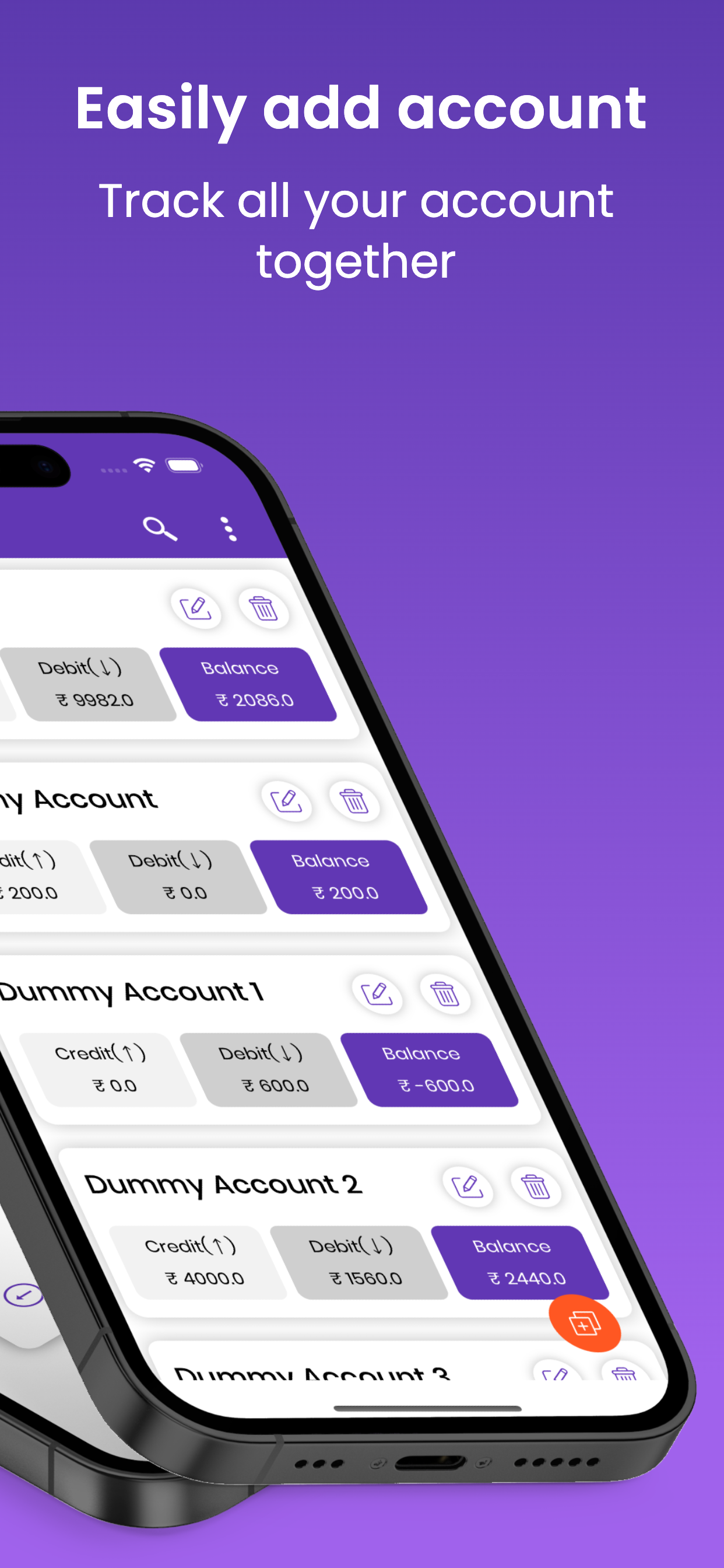Account Manager - Ledger Book
