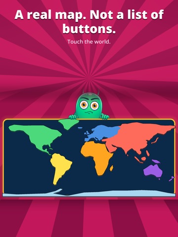 Country vs Continent iPad screenshot