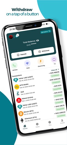 Zedi: Crypto to Cash Screenshot 2 of 8