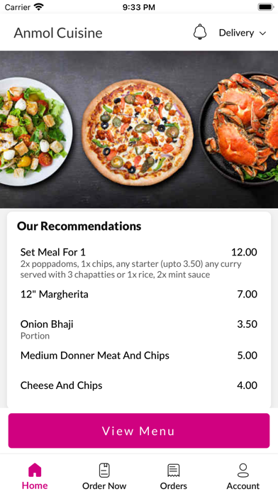 Screenshot #2 pour Anmol Cuisine.