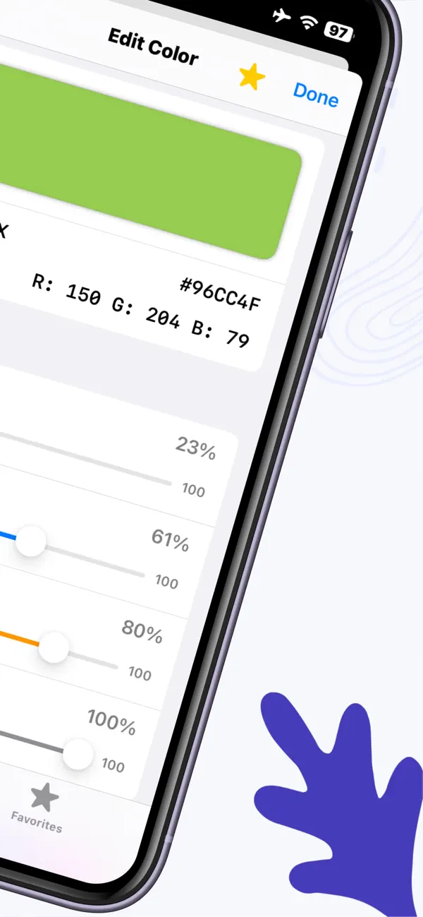 #5. Color Pick & Palette Generator (iOS) 由: Sergi Mateo