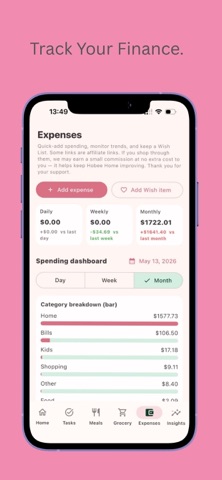 Hobee Home: Life Management iPhone screenshot