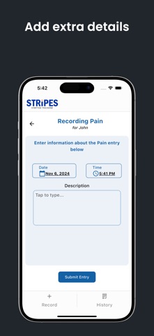 Stripes • Symptom Tracker Screenshot 4 of 5
