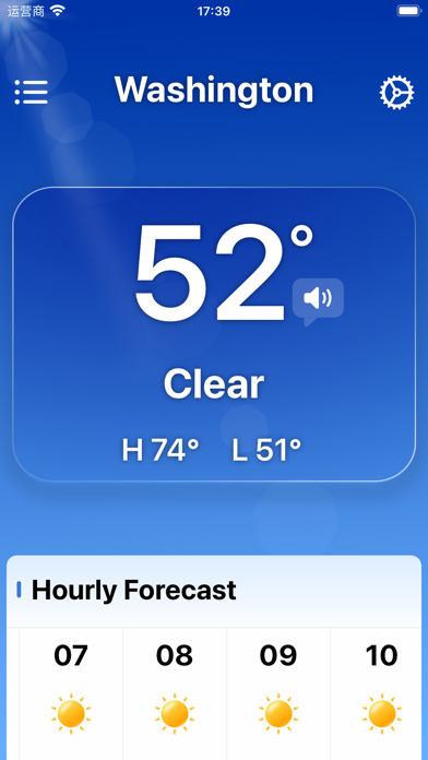 Weather for Seniors Screenshot