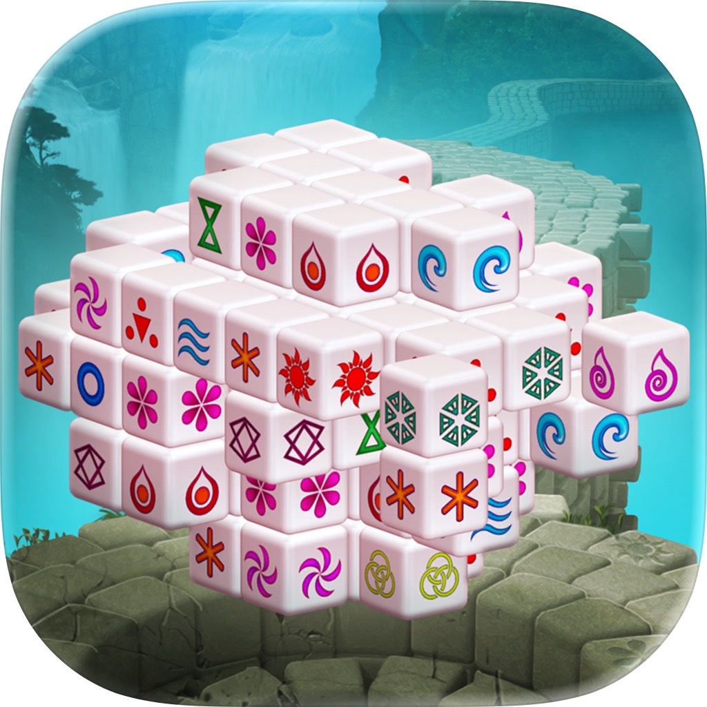 Apple App Store cover for Tap Tiles - 3D Mah-jong Games