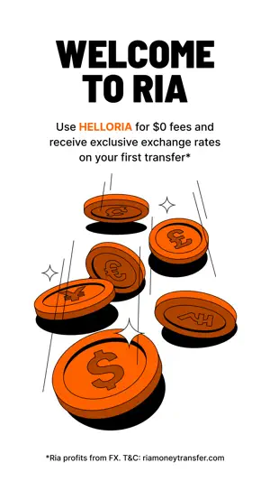 Ria Money Transfer screenshot 1