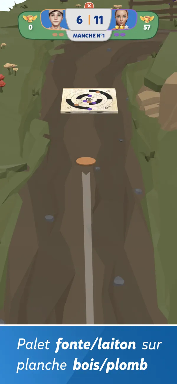 Screenshot #1 pour Le palet - le jeu vidéo