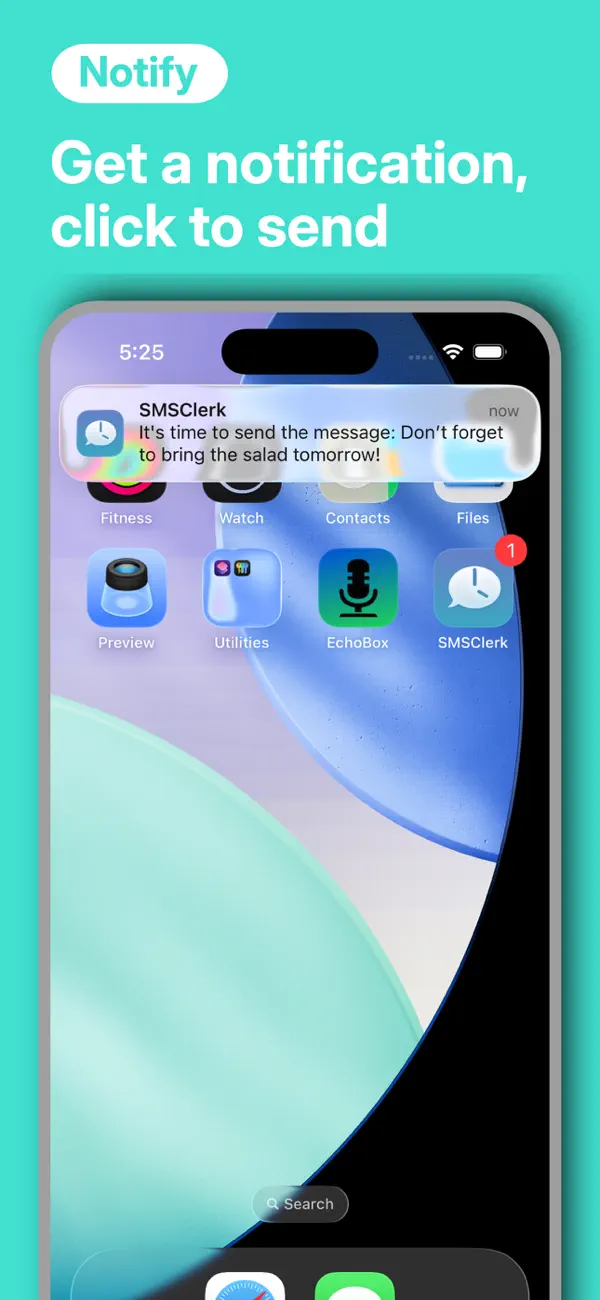 Screenshot #3 pour SMSClerk: Send your text later