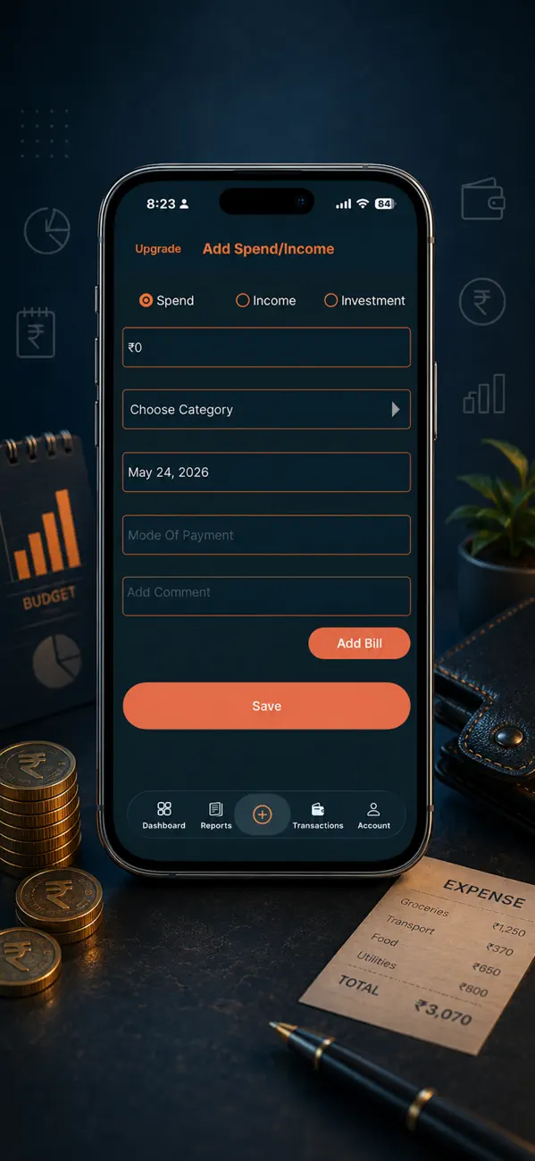 Screenshot #2 pour Daily Spend - Expense Tracker