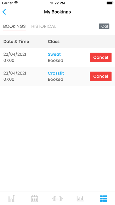 E1 CrossFit Screenshot