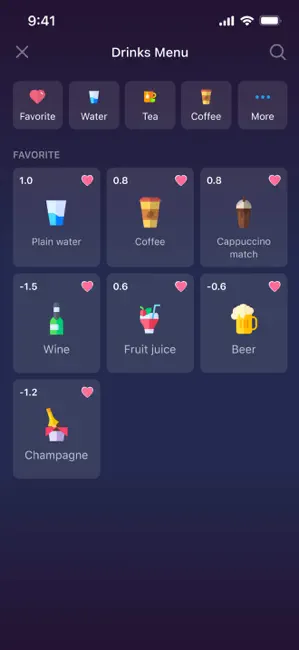 напоминание пить воду iPhone screenshot 3