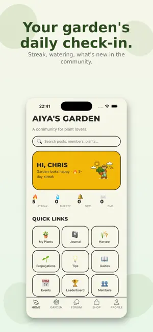 Aiya's Garden – Plant Tracker screenshot 1