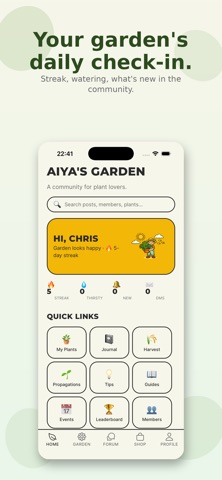 Aiya's Garden – Plant Tracker Screenshot 1 of 5