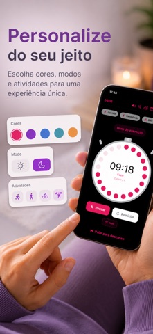 Cronômetro para treinar iPhone screenshot