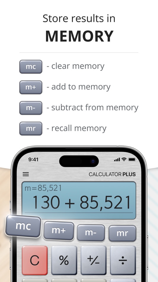 #5. Calculator Plus with History (iOS) От: DigitAlchemy LLC