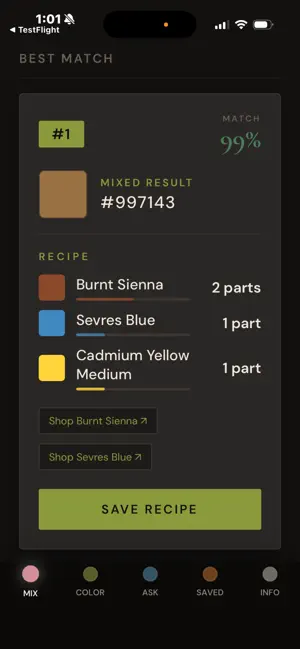 Impasto - Paint Recipes screenshot 4