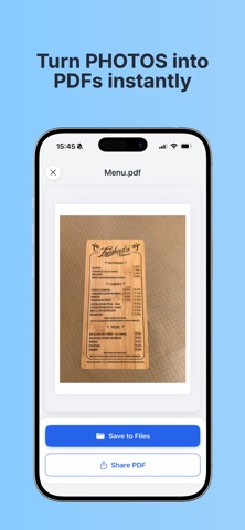 Convert Image to PDF App Screenshot 1 of 3