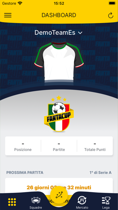 Fantacup Screenshot