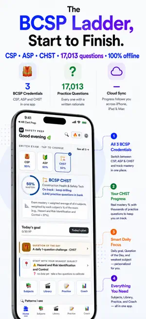 BCSP Exam Prep: CSP ASP CHST screenshot 2
