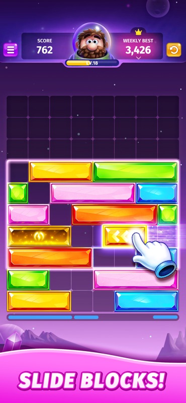Jewel Sliding - Block Puzzle screenshot 2