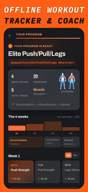 Workout Tracker - THYMOS screenshot 1