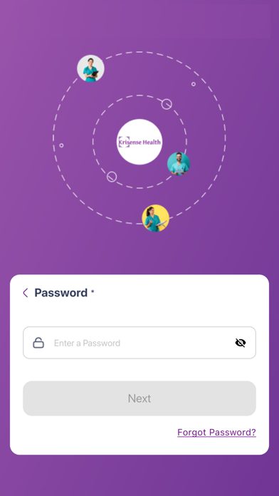 Krisense Health Screenshot