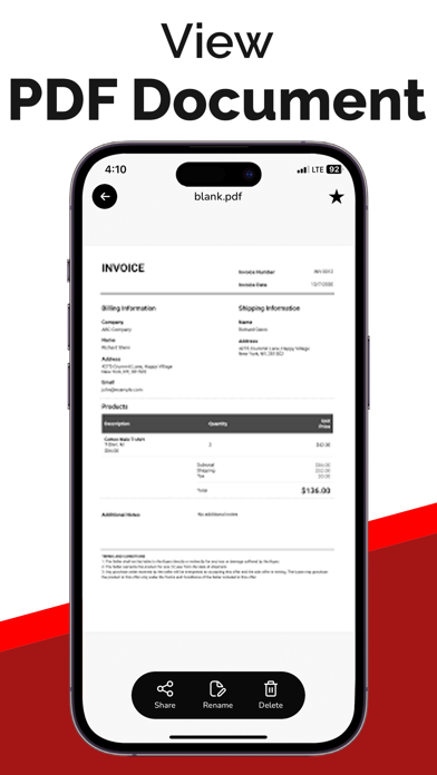PDF Reader : Document Reader iPhone screenshot 6 - Productivity app