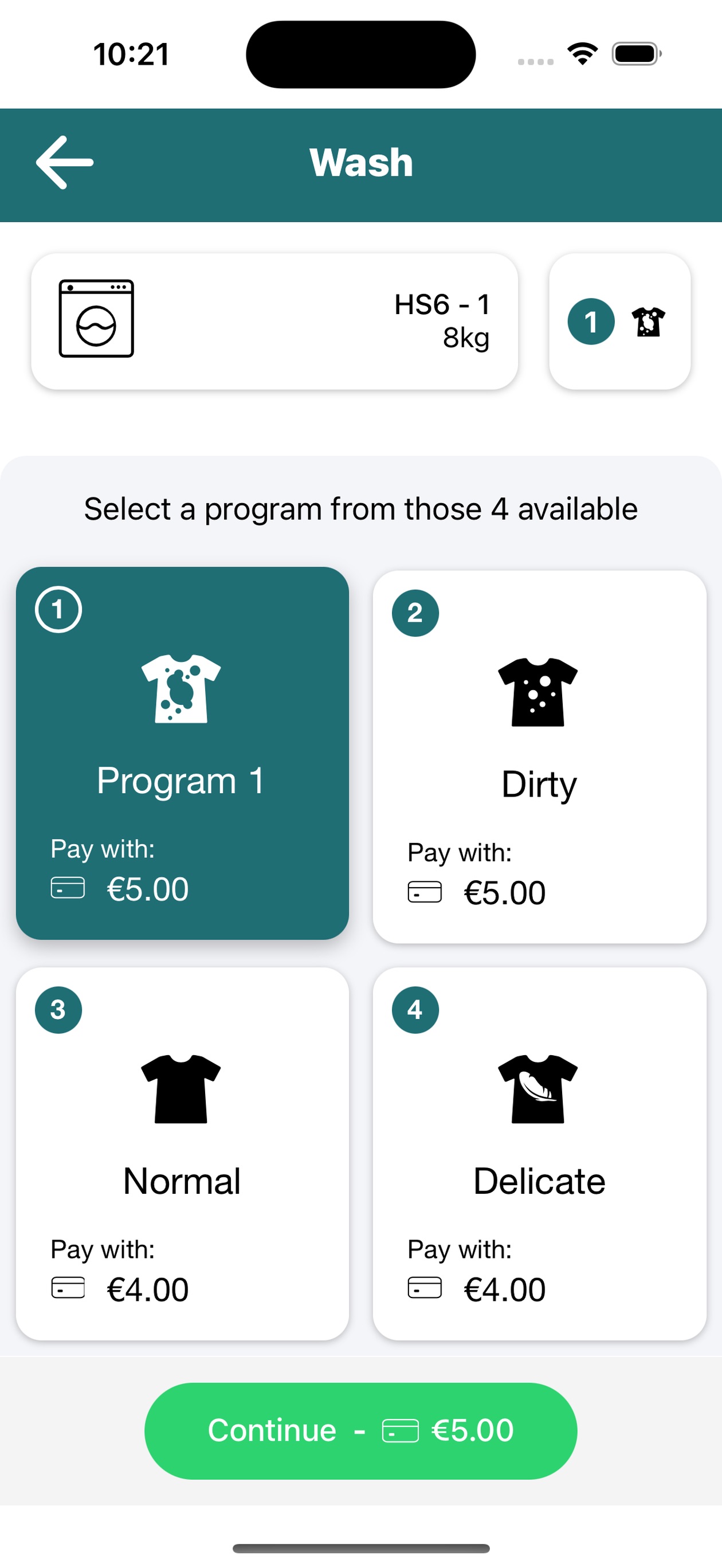 Screenshot 3 of Girbau Sapphire Laundry Pay