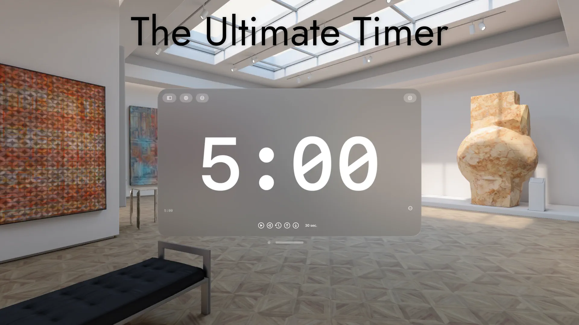 Timer for Rehearsal: Fin screenshot