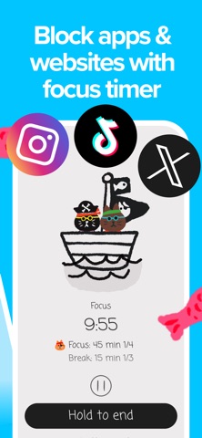 Pirates: Screen Time Control Screenshot 2 of 9