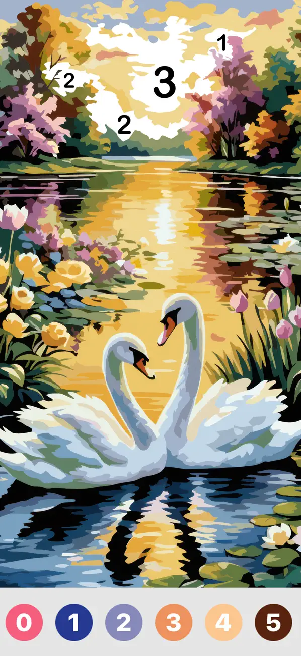 #1. Oil Painting : Color By Number (iOS) By: 丽丹 王