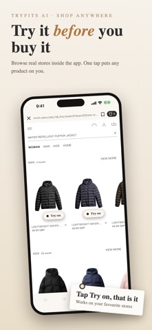 TryFits AI: Virtual Try-On Screenshot 3 of 9