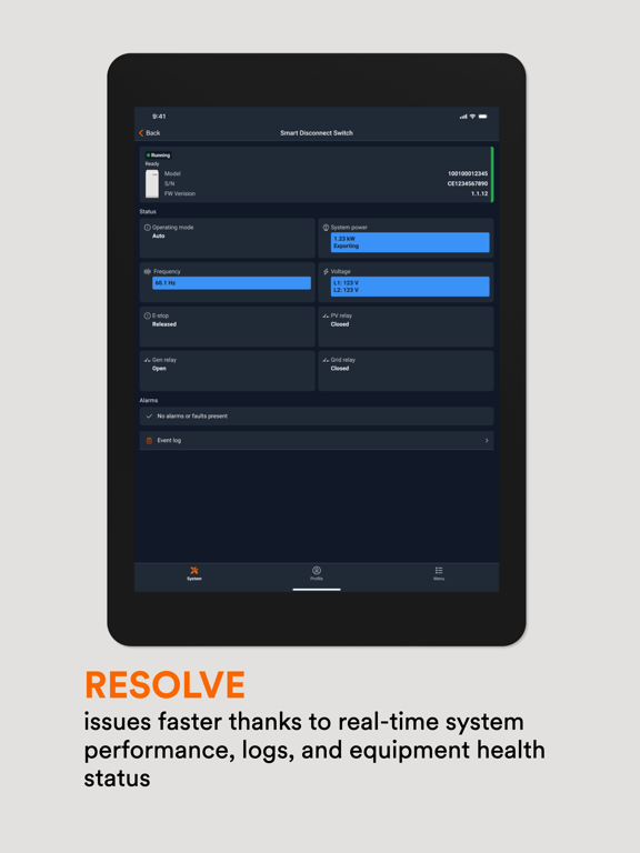 Generac Field Pro iPad screenshot 6 - Utilities app
