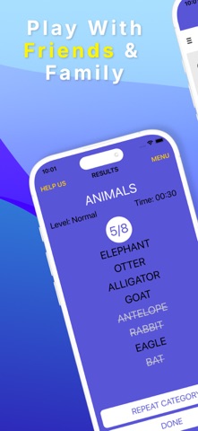 Heads Up 7 Up iPhone screenshot