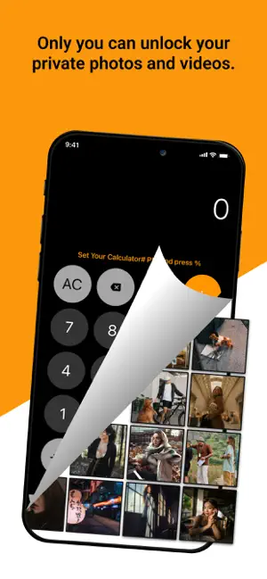 Secrete Calculator Lock Vault screenshot 1