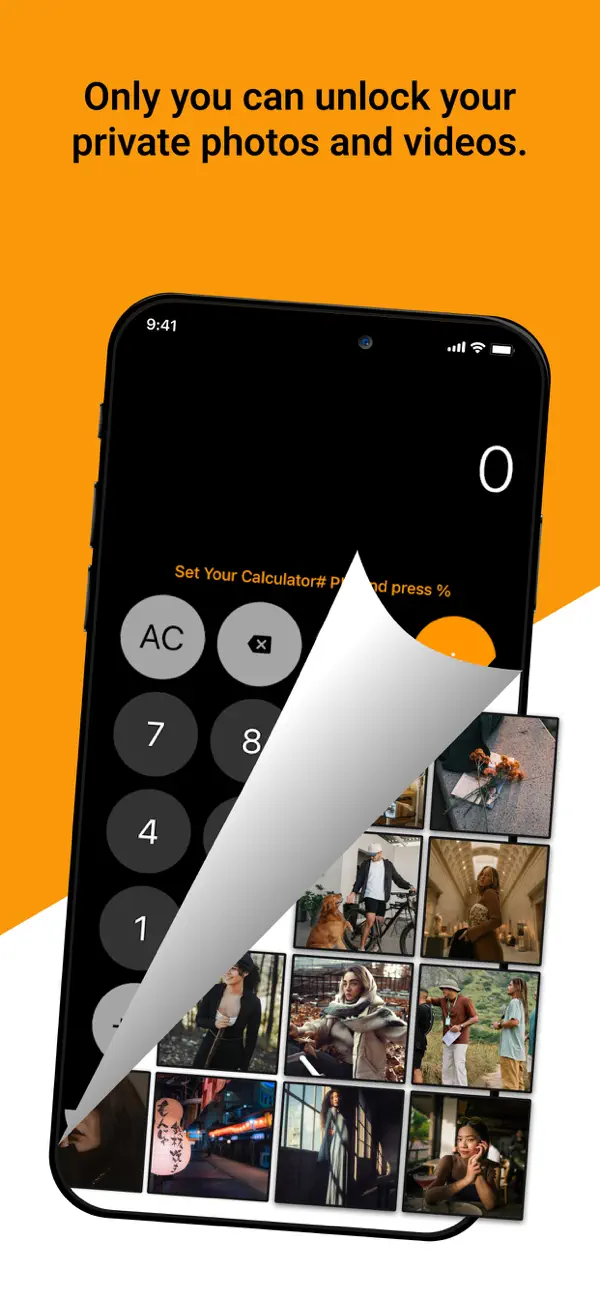 Screenshot #1 pour Secrete Calculator Lock Vault