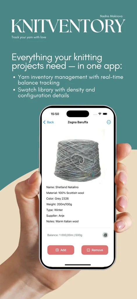Knitventory - Productivity App | MWM