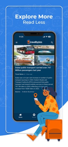 Travel Bytes- News in Seconds screenshot