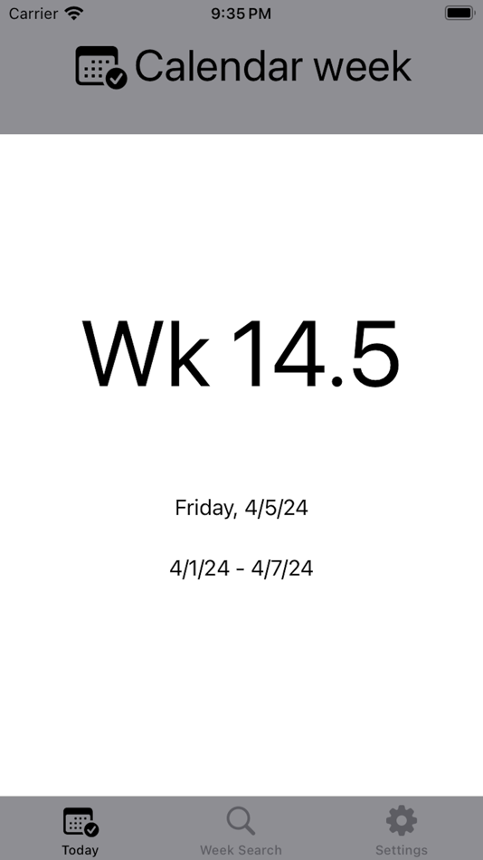 #6. Week Number Pro (iOS) 由: Daniel Mensch