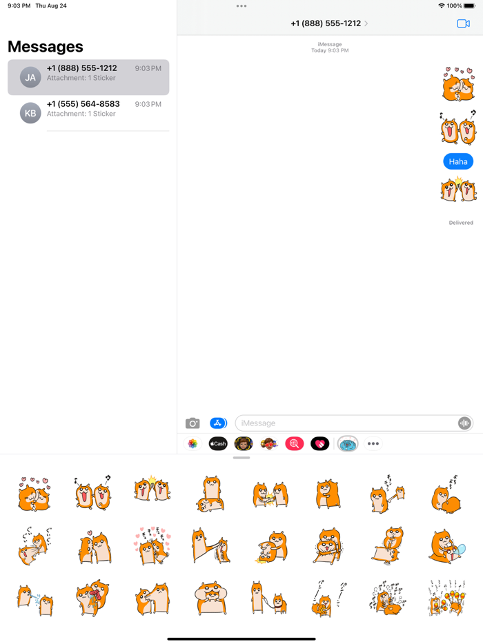 Two Golden Stupid Shiba