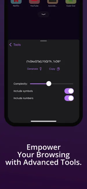 Eyed Out - Private web Browser screenshot 4