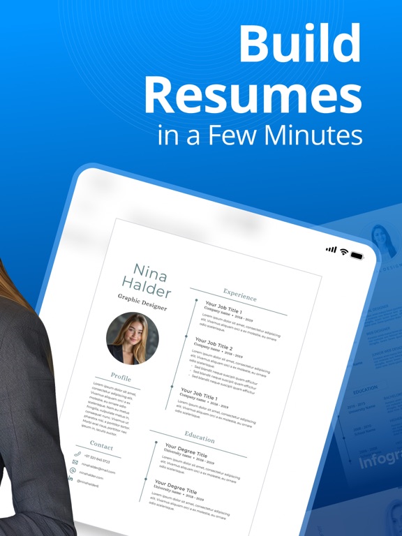 Screenshot #5 pour Resume Maker⁺