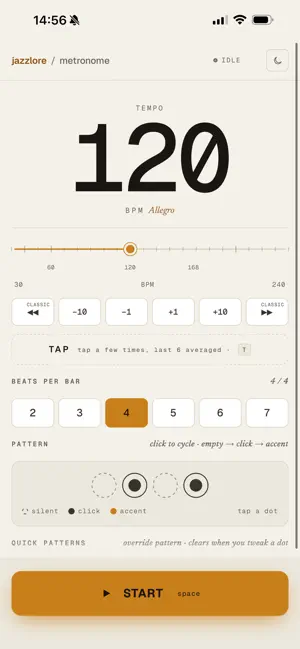 Jazzlore Metronome screenshot 4