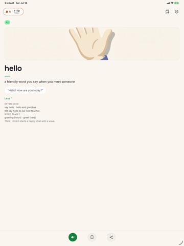 English Words by Level iPad screenshot