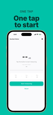 Decibel Meter: dB Noise Check iPhone screenshot