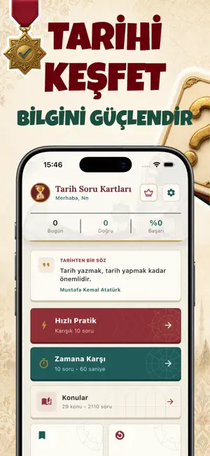 KPSS AGS: Tarih Soru Kartları screenshot 1