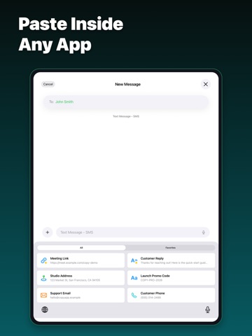 Copy Paste Clipboard Pro iPad screenshot